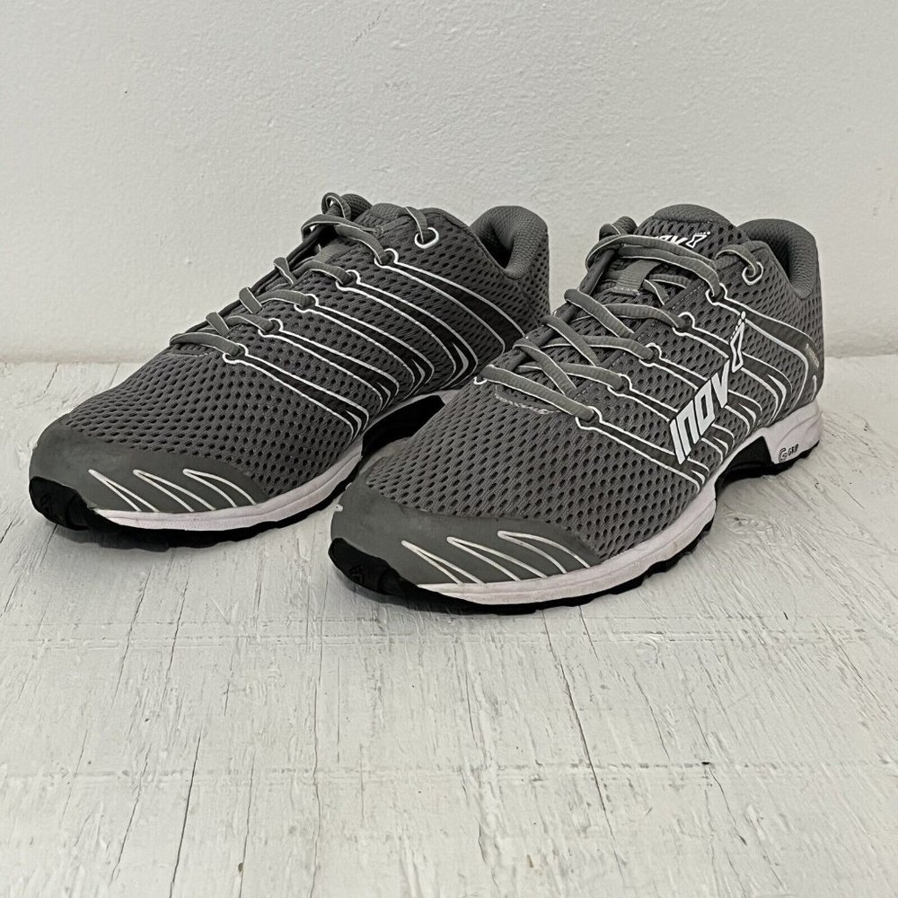 Inov8 Unisex F Lite G 230 Gray Running Shoes Sneakers Size M 8.5 W 10 G Grip